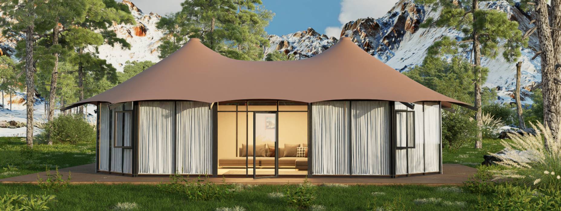 洋县多边形帐篷定制